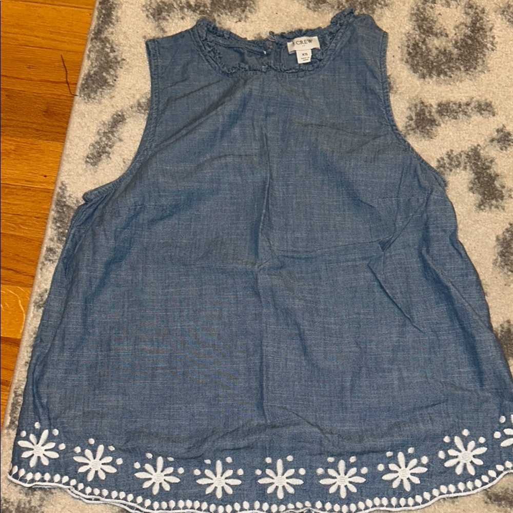 GAP Women's Blue Sleeveless Top